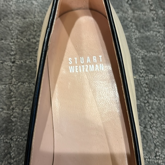 stuart weitzman cream flats size 6.5 - Picture 4 of 6